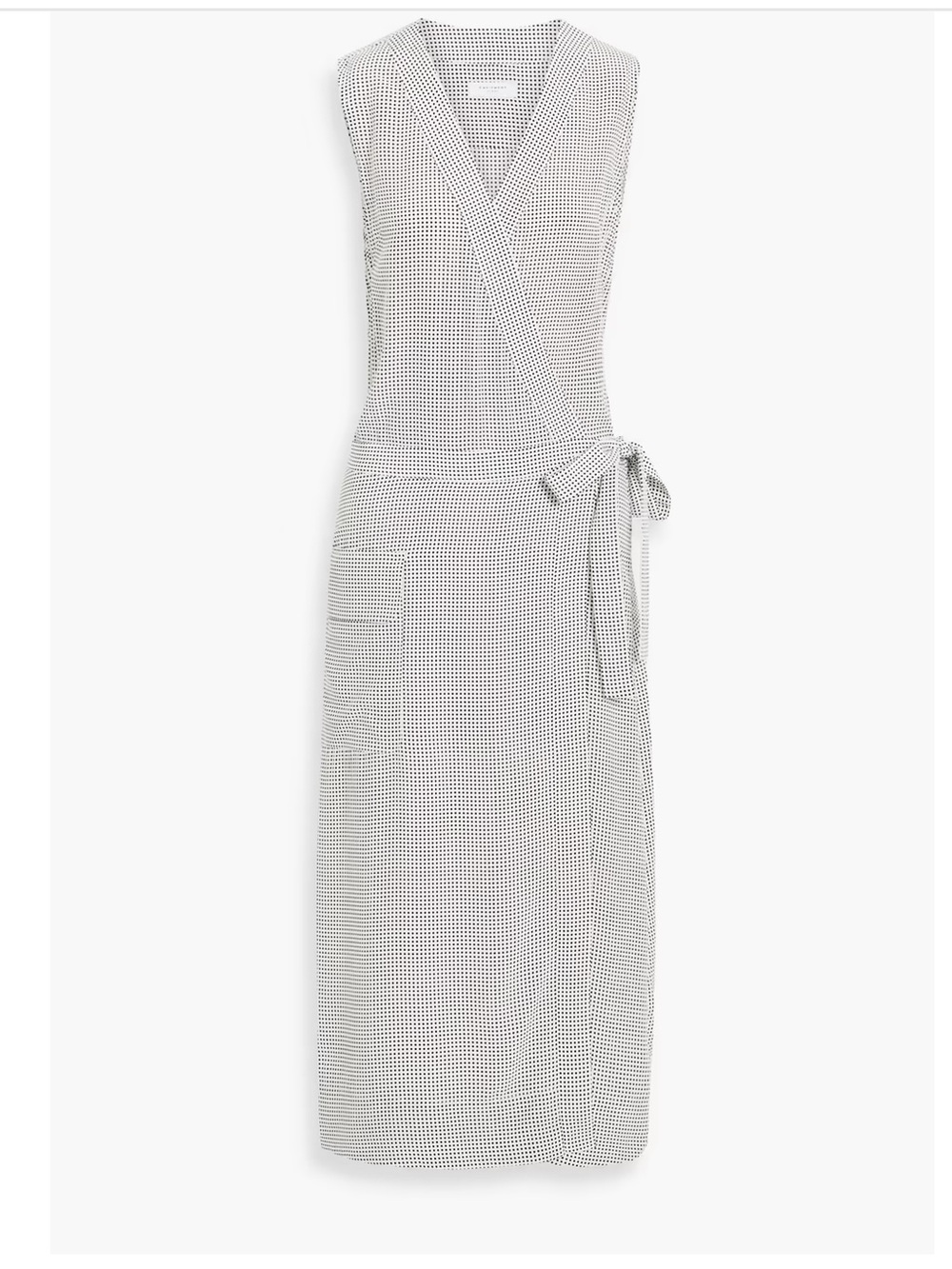 Equipment Maovesa polka-dot silk crepe de chine midi wrap dress